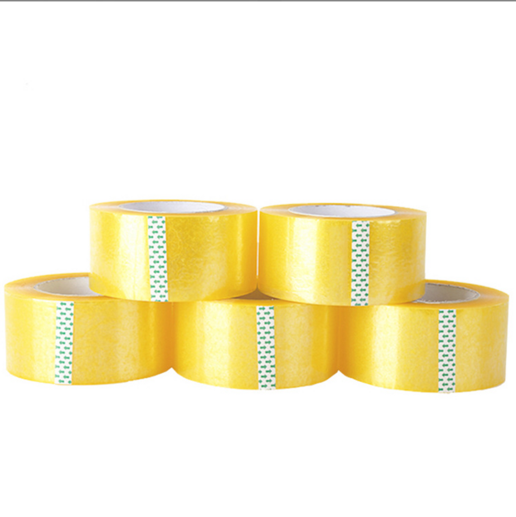 Yellow BOPP Packing Tape 45mm x 100m | Strong Adhesive Carton Sealing Tape