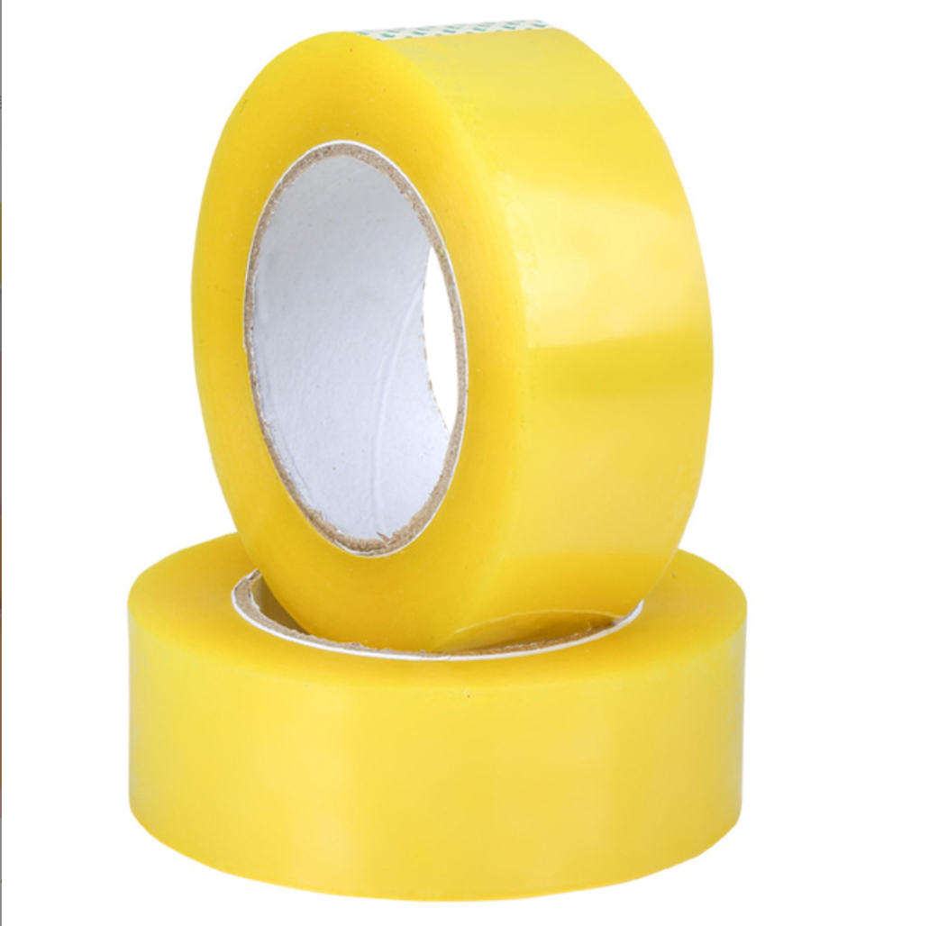 Yellow BOPP Packing Tape 45mm x 100m | Strong Adhesive Carton Sealing Tape