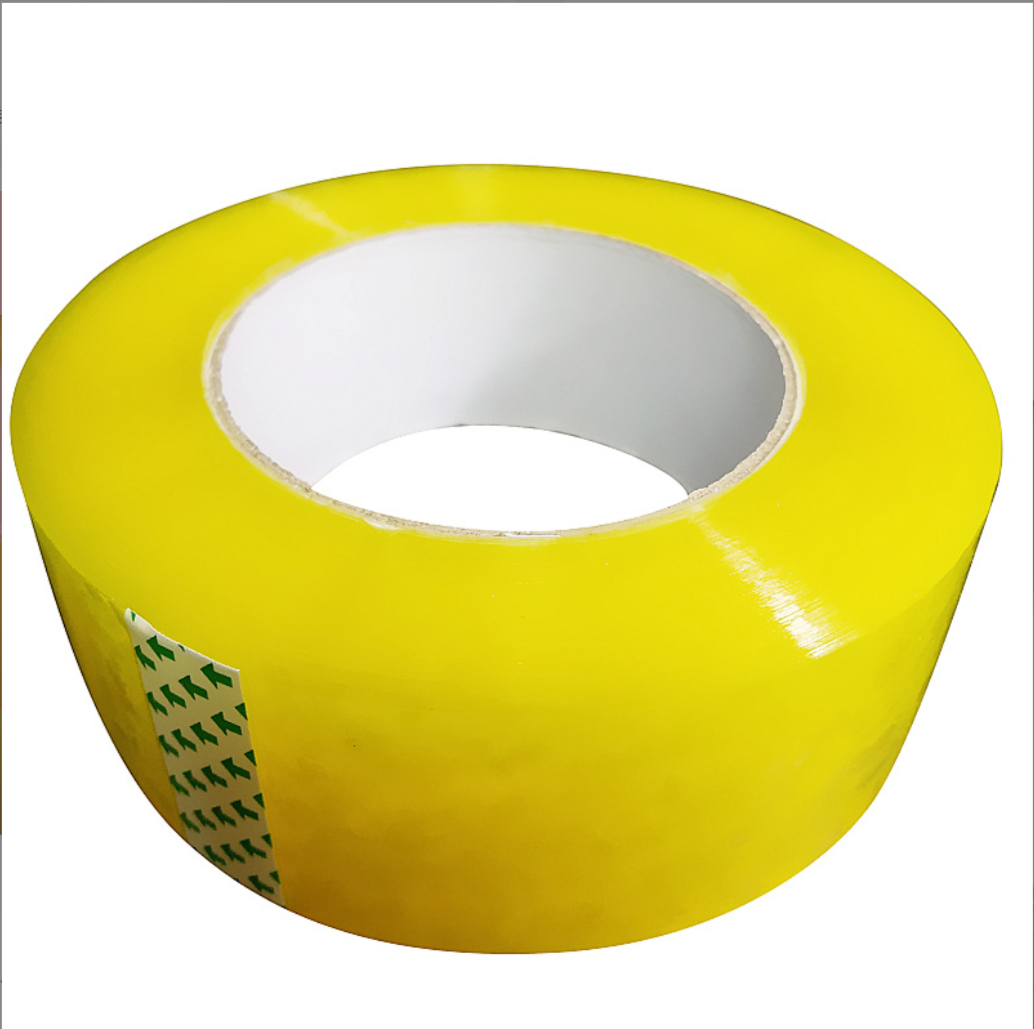 Yellow BOPP Packing Tape 45mm x 100m | Strong Adhesive Carton Sealing Tape