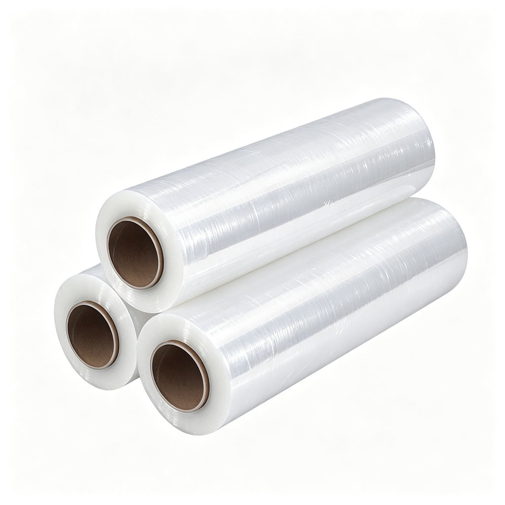 PE Stretch Film Wrap | Clear Pallet Wrap Stretch Film | Industrial Hand Stretch Wrap Roll