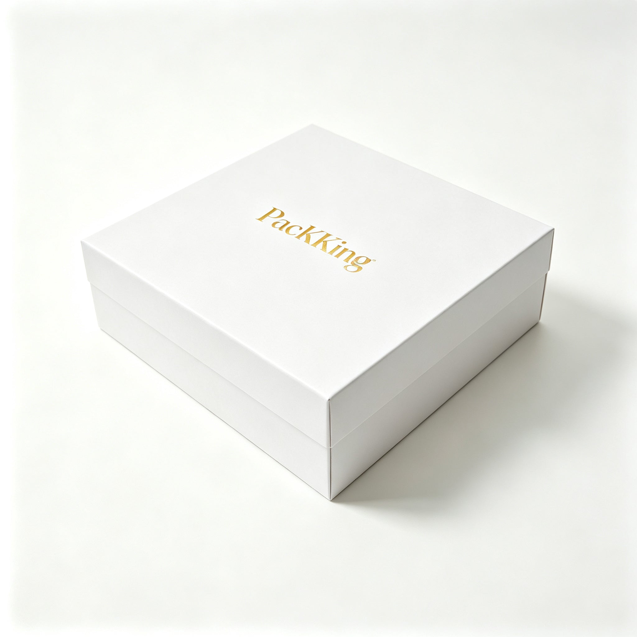 Custom Luxury Rigid Gift Boxes with Gold Foil Logo | Premium Gift Packaging Box