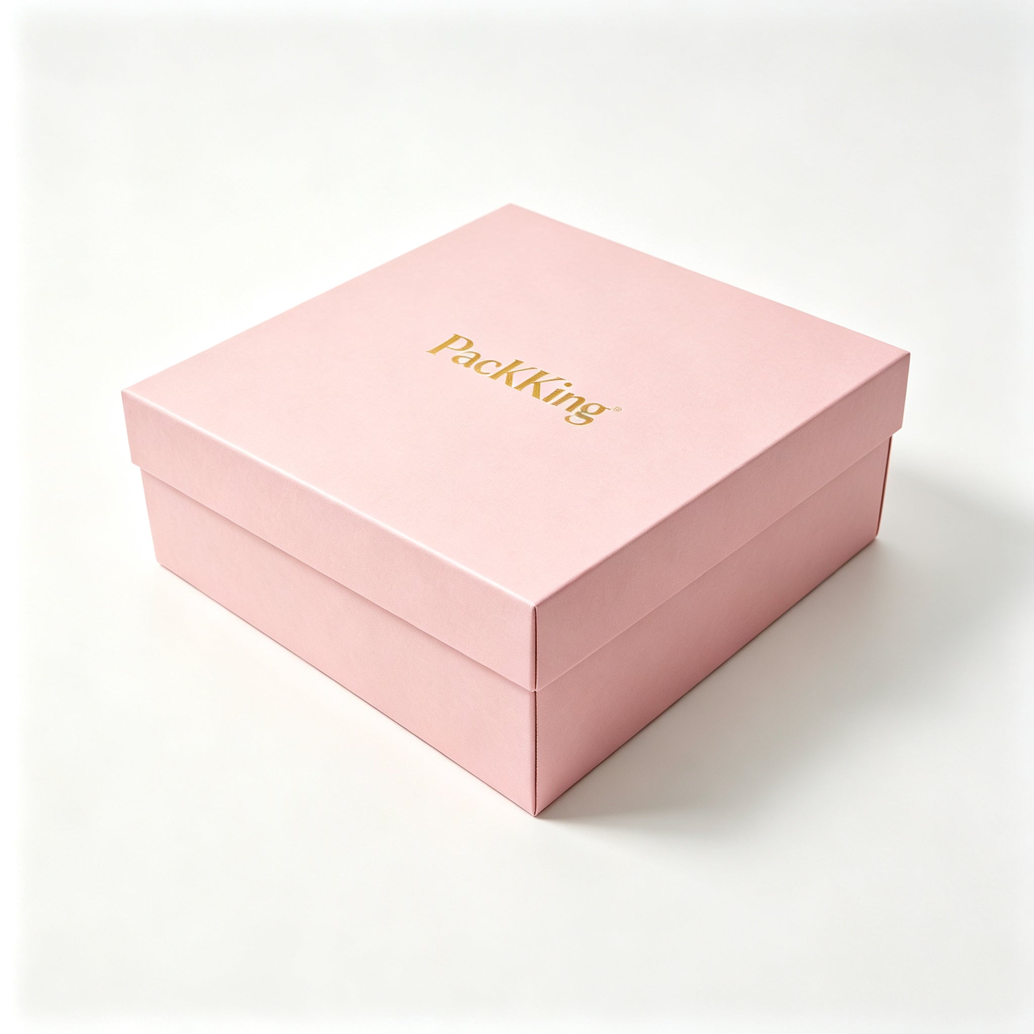 Custom Luxury Rigid Gift Boxes with Gold Foil Logo | Premium Gift Packaging Box