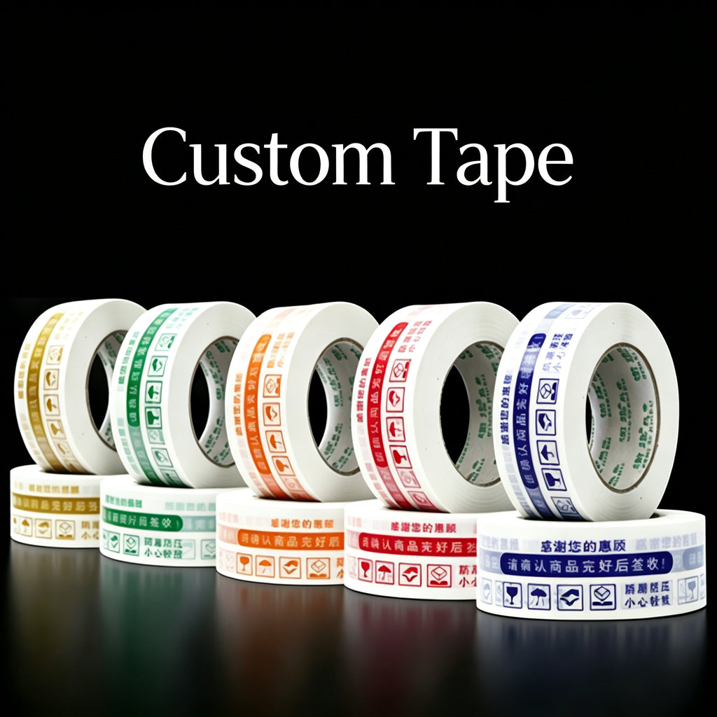 Custom Printed BOPP Packing Tape | Logo & Warning Message Carton Sealing Tape