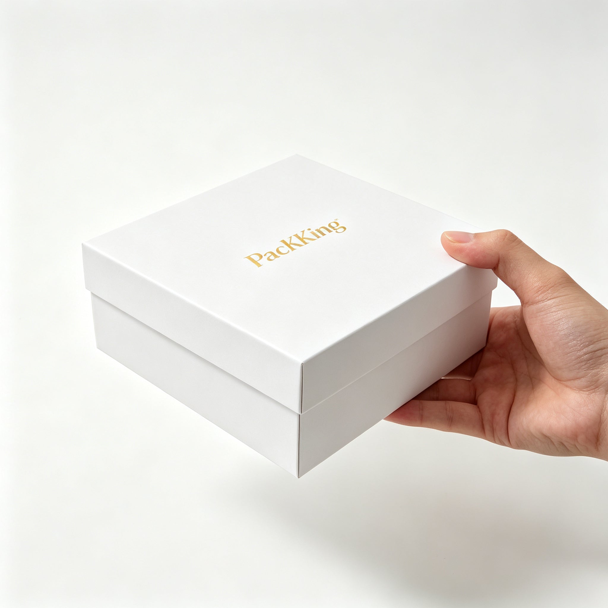 Custom Luxury Rigid Gift Boxes with Gold Foil Logo | Premium Gift Packaging Box