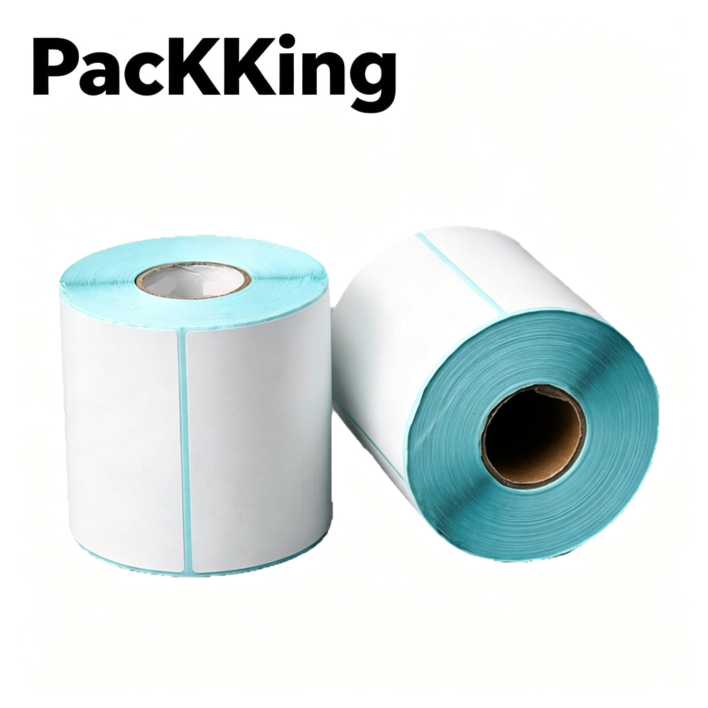 Custom Thermal Label Paper Rolls | Direct Factory Supply Barcode Shipping Labels