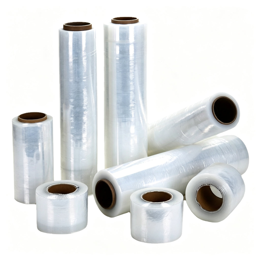 PE Stretch Film Wrap | Clear Pallet Wrap Stretch Film | Industrial Hand Stretch Wrap Roll