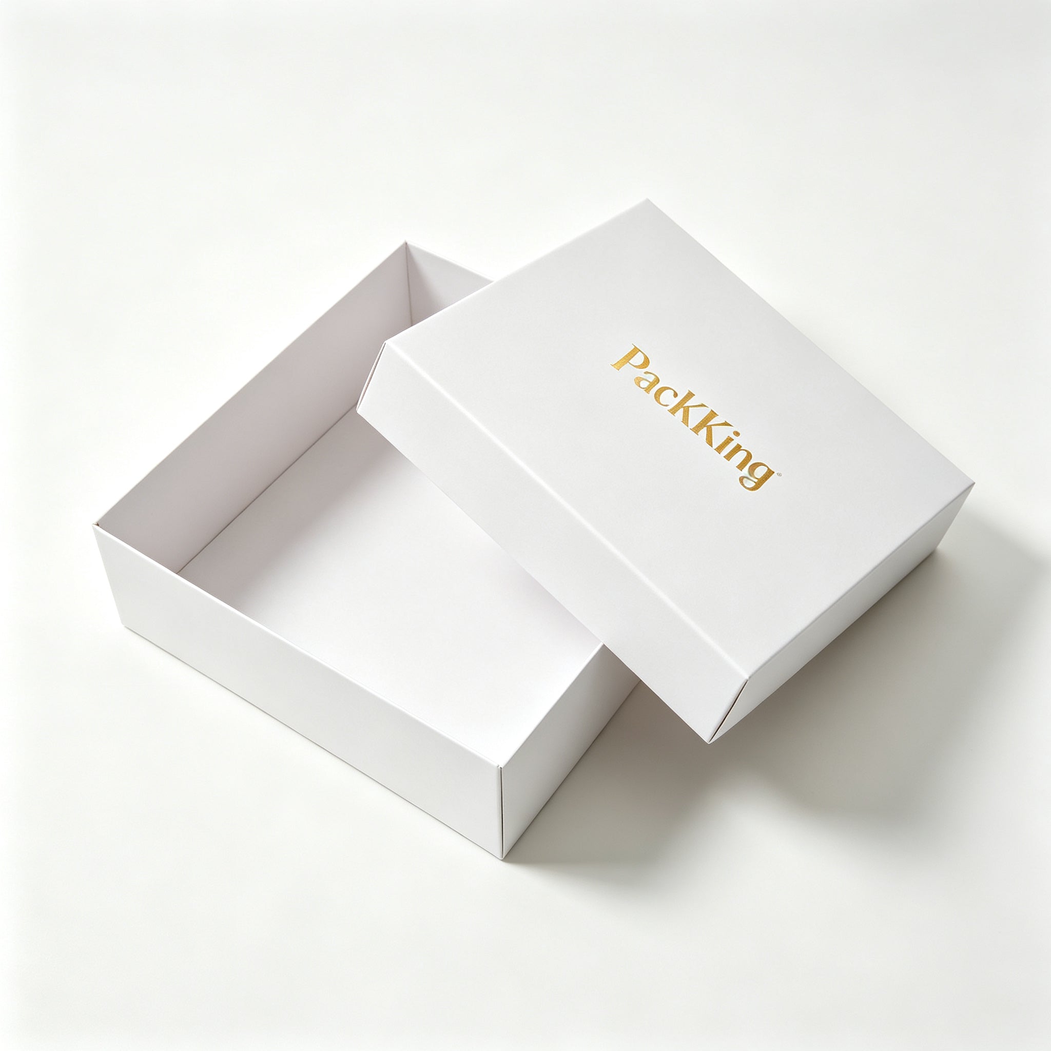 Custom Luxury Rigid Gift Boxes with Gold Foil Logo | Premium Gift Packaging Box